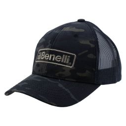 Logo Hat, Black Multicam/Black Mesh