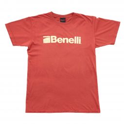 Distressed Logo T-Shirt, Burnt Red