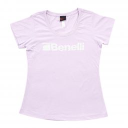 Distressed Logo Womens T-Shirt, Pastel Lilac