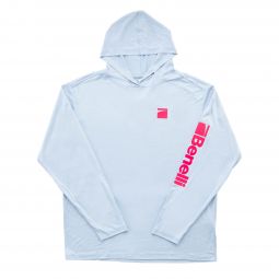 Hooded Performance Pullover, Blue Fog Heather