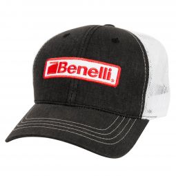 Benelli Logo Patch Hat, Weathered Black