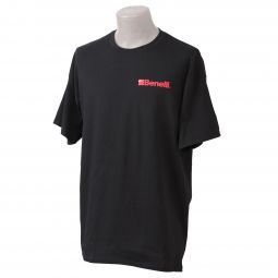 Benelli Black T-Shirt with Red Logo